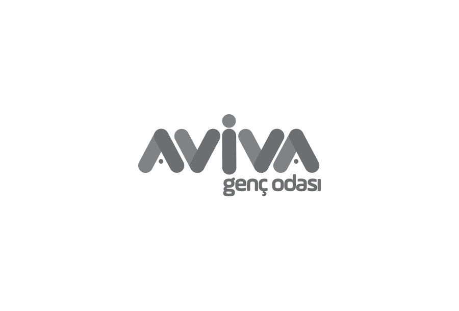 aviva-genc-odasi-logo-tasarim-siyah-beyaz