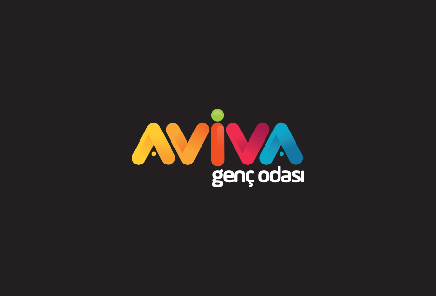 aviva-genc-odasi-logo-tasarim-siyah-zemin